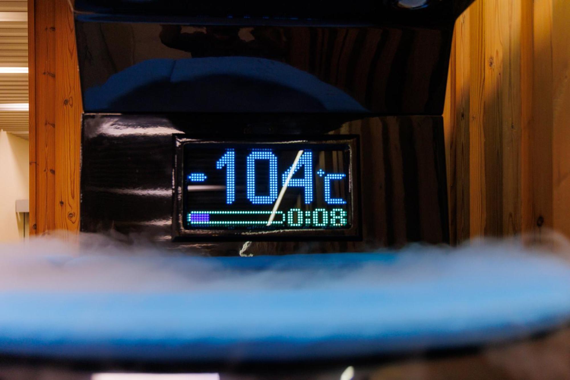 幸运班斯科公寓式酒店Spa及休闲 外观 照片 Temperature of -104 °C (−163 °F) at the South Pole