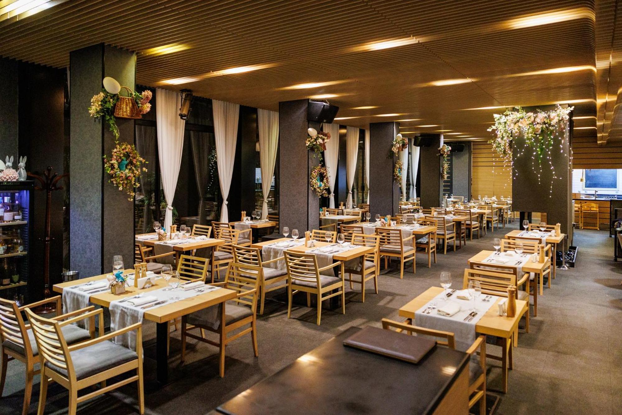 幸运班斯科公寓式酒店Spa及休闲 外观 照片 The interior of the restaurant