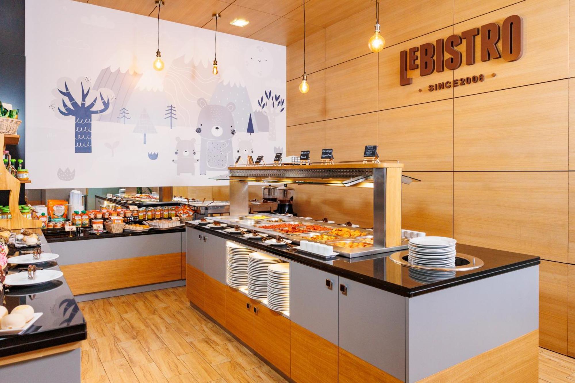 幸运班斯科公寓式酒店Spa及休闲 外观 照片 Bistro